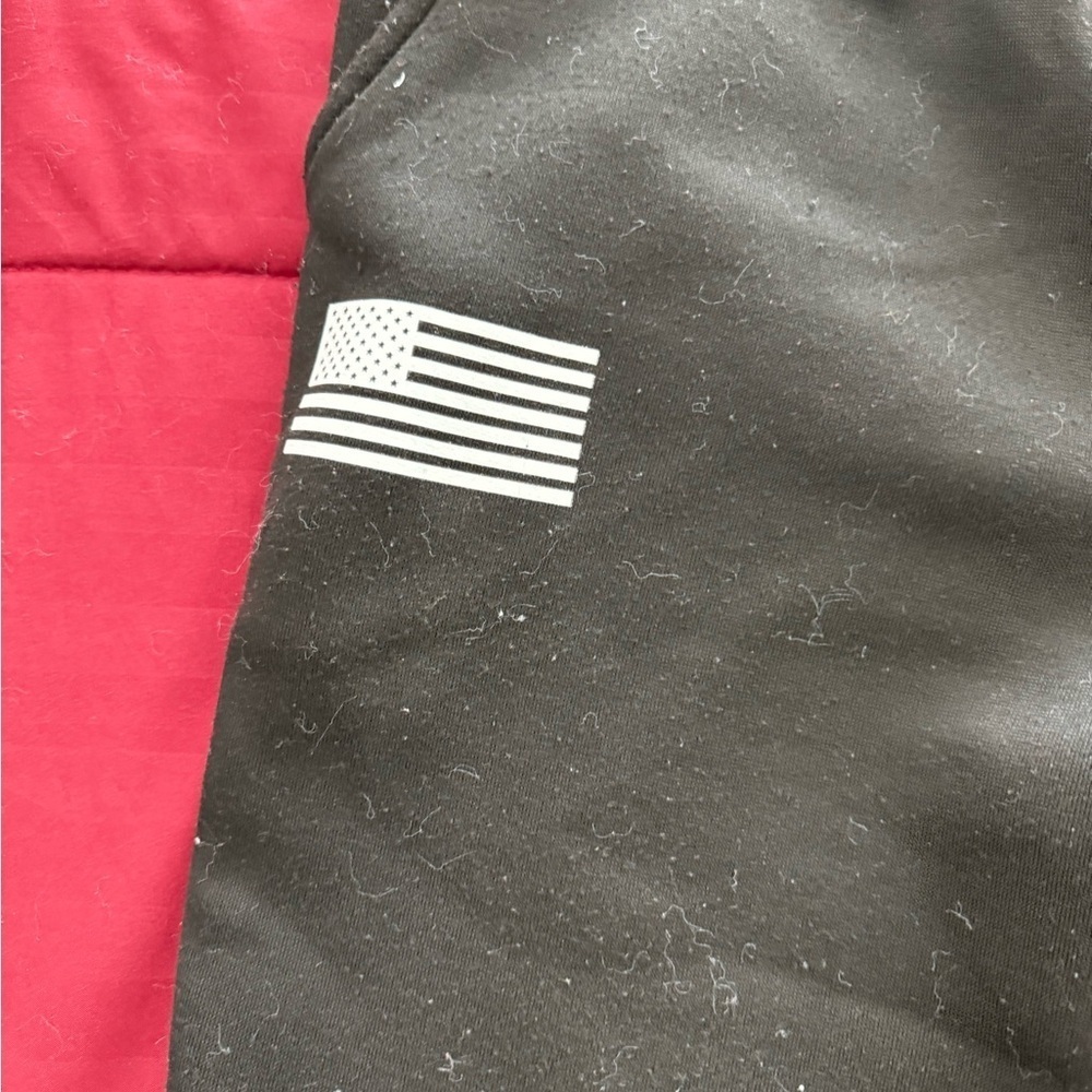 Mens NASA Black Joggers - Picture 3 of 5